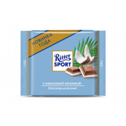 2986 Ritter Sport мол. с кокосовой начинкой 100г*12шт